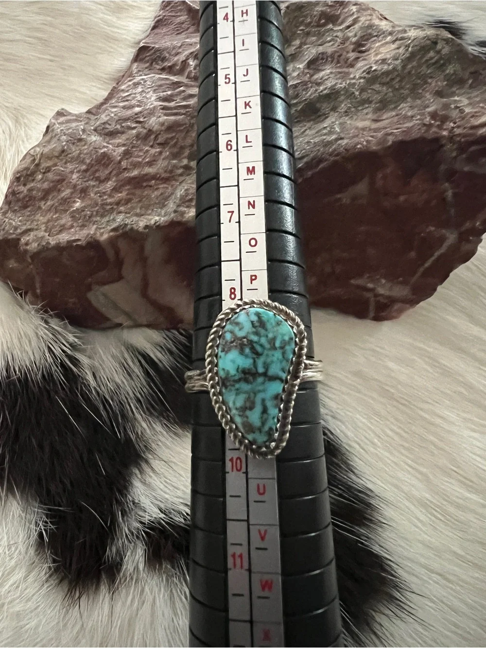 Turquoise Ring - Silver Setting